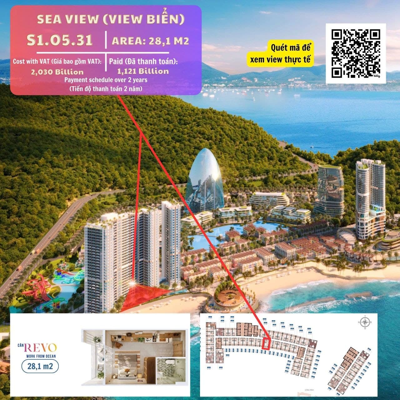 Studio apartment for rent